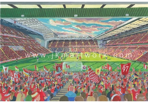 Anfield Stadium Fine Art Print - Liverpool FC Anfield Stadium Fine Art Print - Liverpool FC